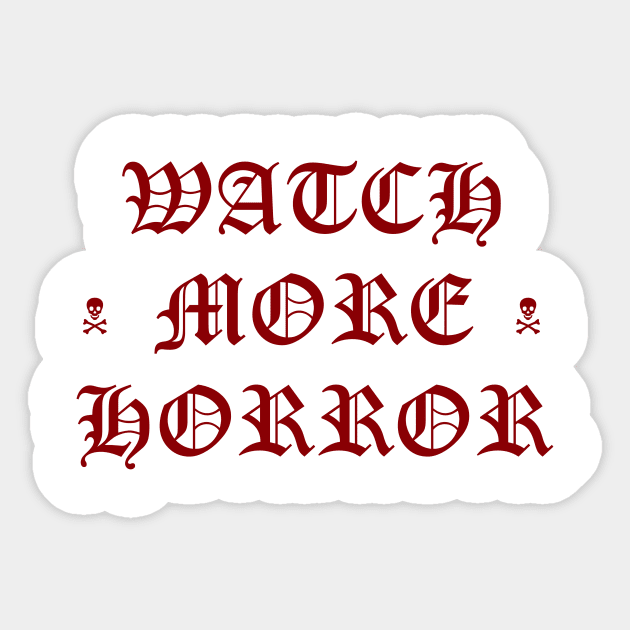 Watch more horror Sticker by please no